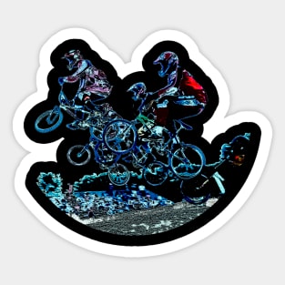 bmx racing Sticker